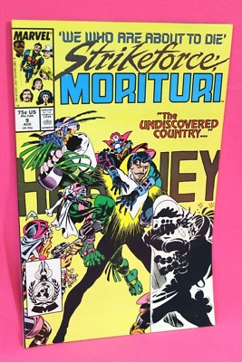 Strikeforce Morituri #9 Volume 1 Undiscovered Country Marvel Comics Comic F/F+