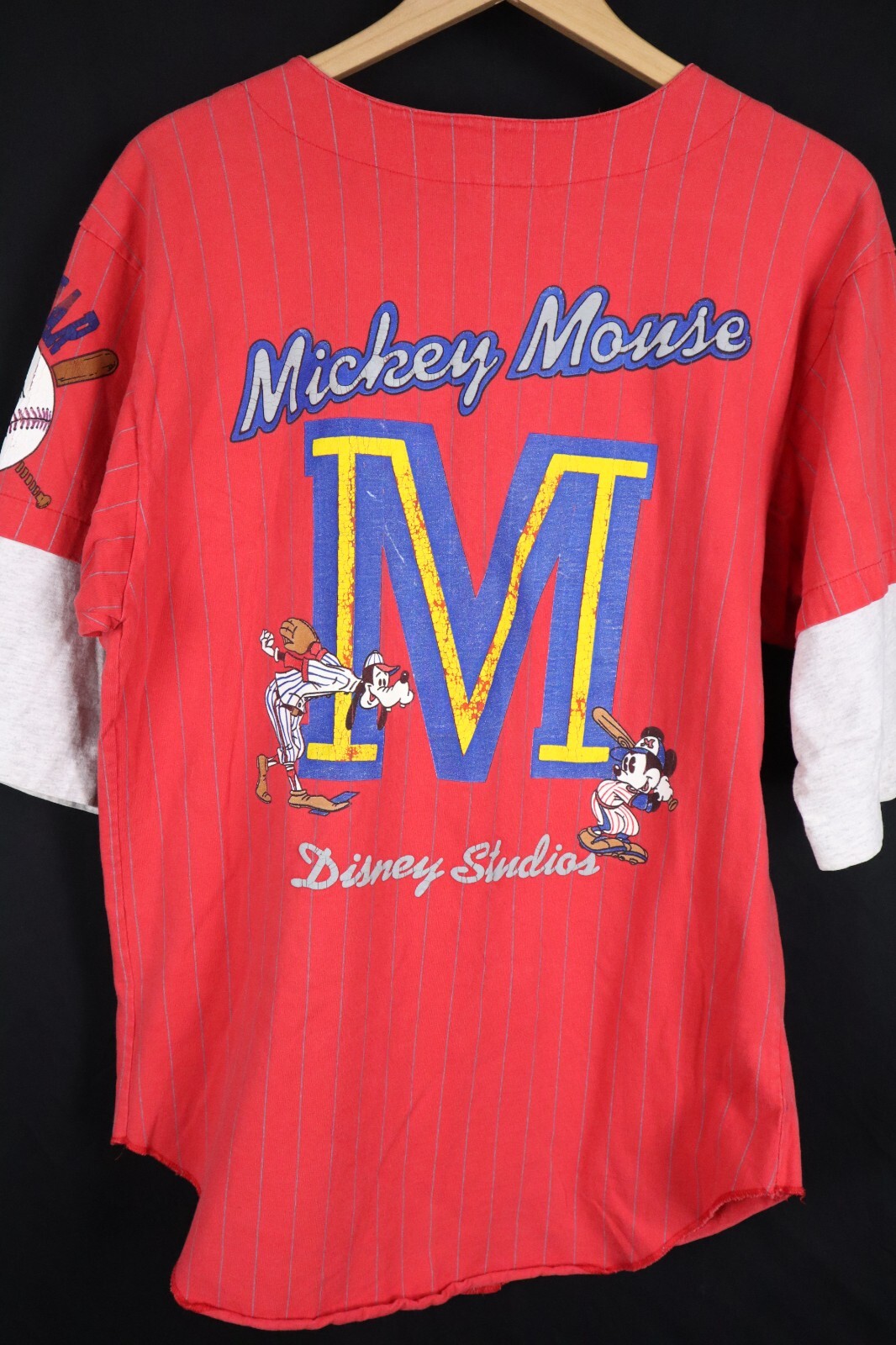 VTG 90's The Disney Store Mickey Mouse Baseball Jersey Mens VTG 90's The Disney Store Mickey Mouse Baseball Jersey Mens