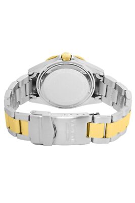 Pre-owned Invicta Stainless Steel Pro-diver Analog Black Dial Men Watch-8934, Silver Band