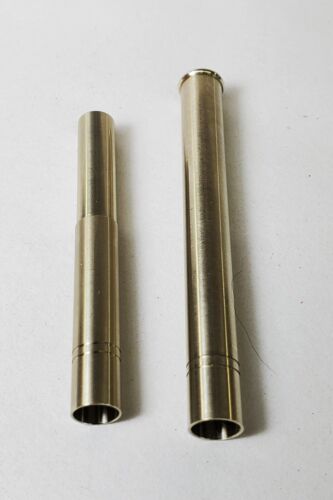 HALF SET 18% NICKEL SILVER STEP DOWN FERRULES FOR RESTORATION OF BAMBOO FLY RODS