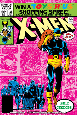 The Uncanny X-Men Issue 138 Poster Cyclops Exit Quits 