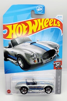 2024 Hot Wheels Zamac Like HW Rolling Metal Shelby Cobra 427 Toy Sports Car 