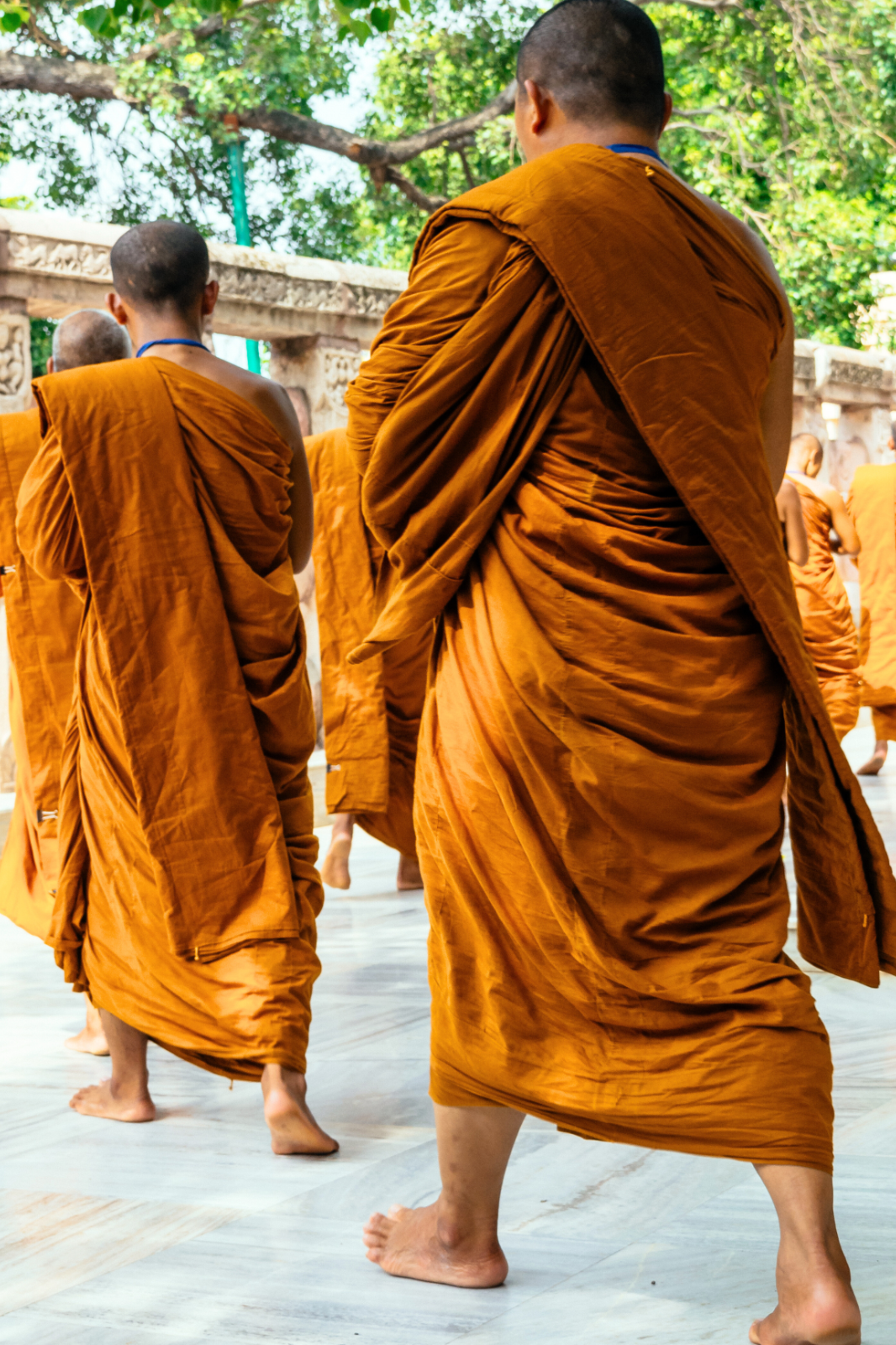 4 Piece 100% Cotton Monk Robe Set Traditional Buddhist