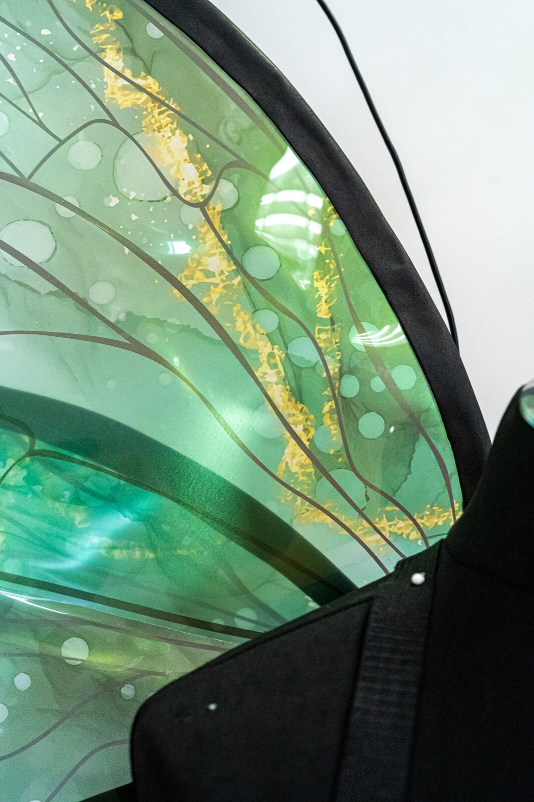 Green Fairy Wings Costume For Adult Butterfly Elf  Cosplay Iridescent Halloween