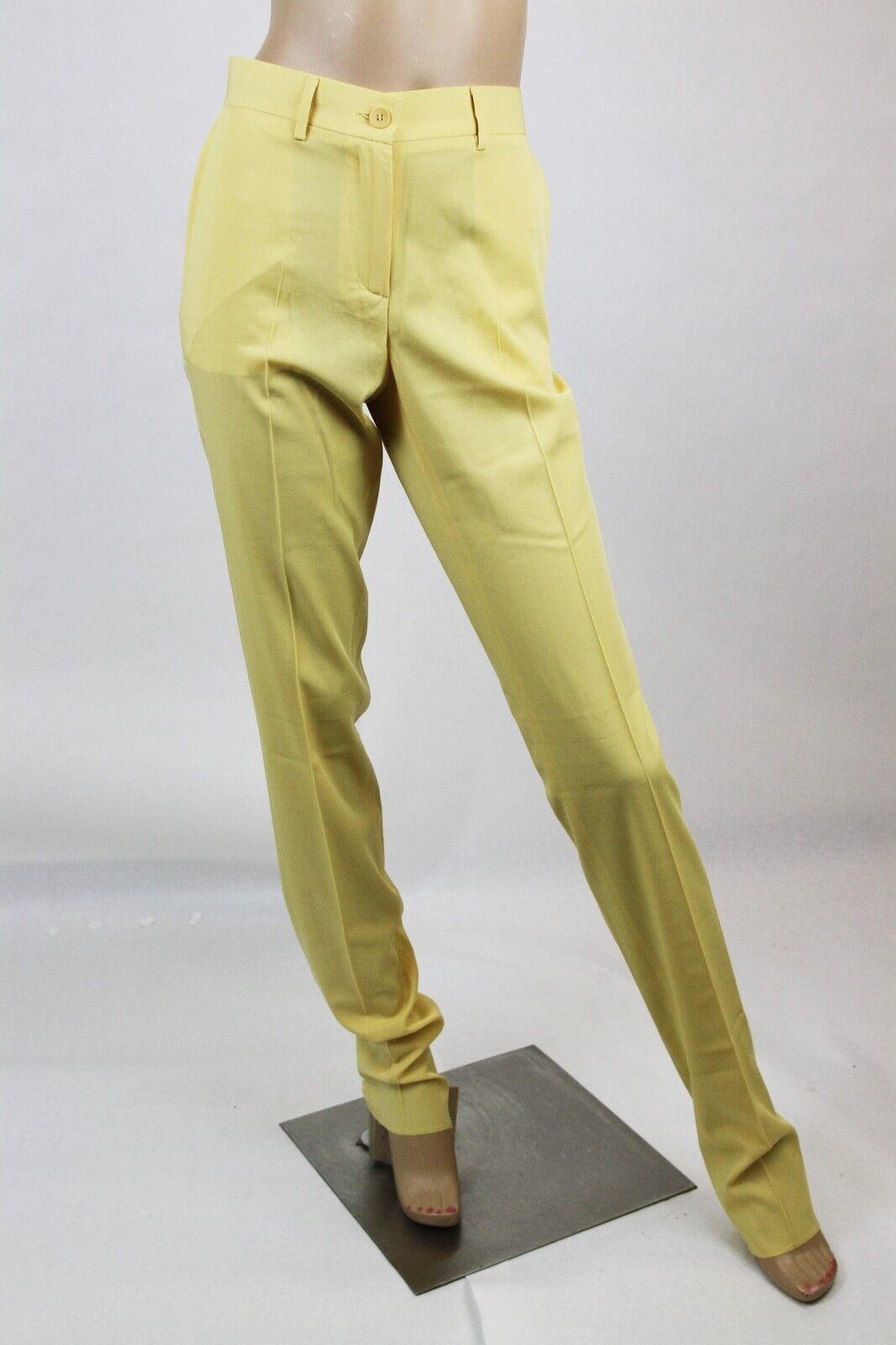 $720 New Bottega Veneta Women's Yellow Wool Pant w/Belt Line $720 New Bottega Veneta Women's Yellow Wool Pant w/Belt Line