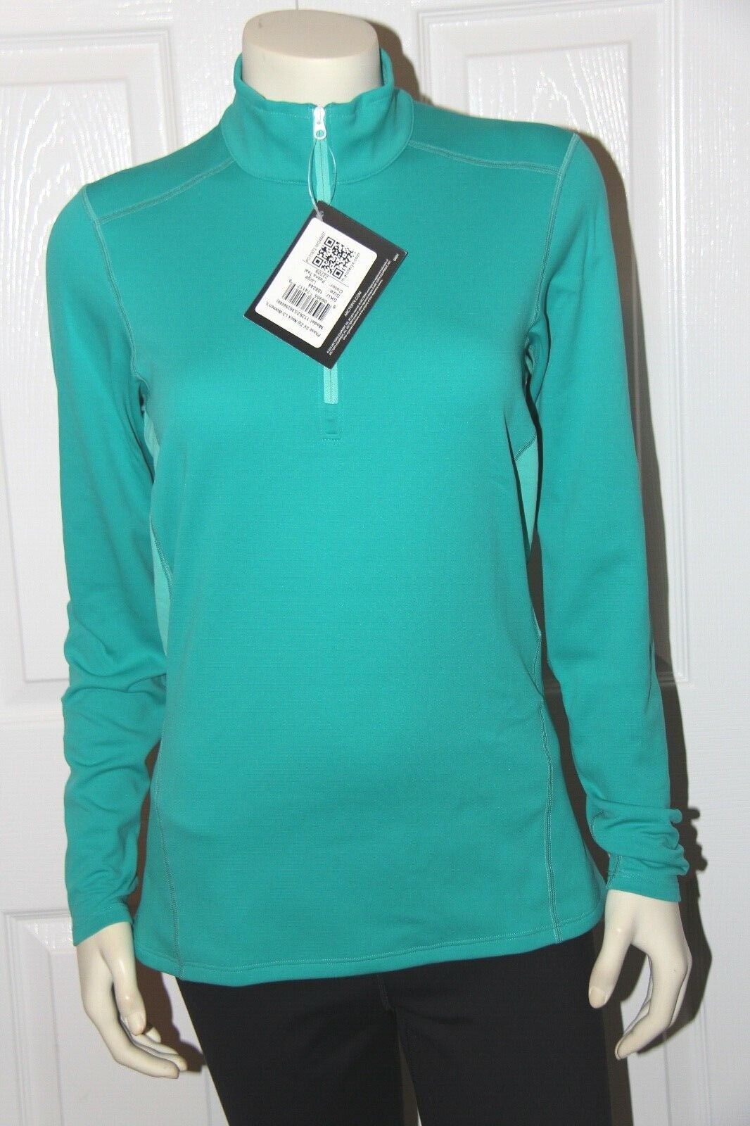 Arc'teryx Phase SV Base Layer Zip Neck Top Women's Large - Patina