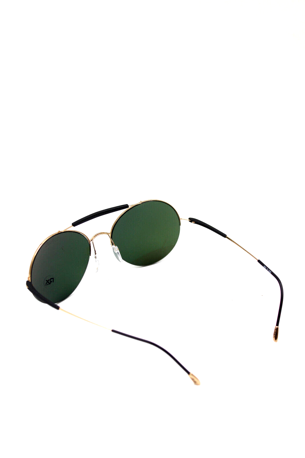 Pre-owned Silhouette Adventurer 8659 6228 Gold Black/green Lens Authentic Sunglasses