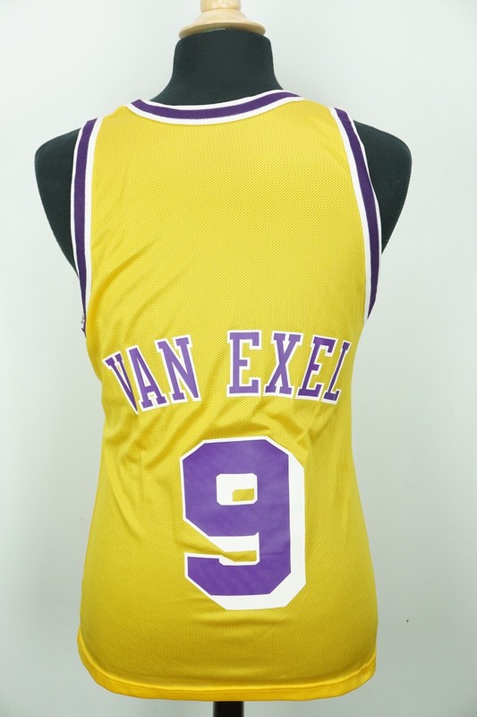 Champion NBA LAKERS VAN EXEL 9 ユニフォーム VINTAGE Sz. 40 Nick