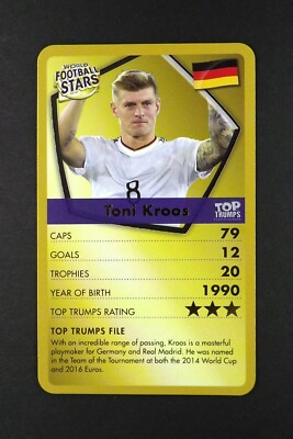 1 x info card WFS Football Toni Kroos - T61