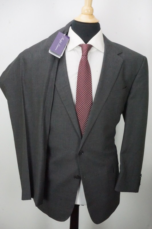 Ralph Lauren Purple Label RLPL RL Travelwear Gray 2 Pc Suit Jacket