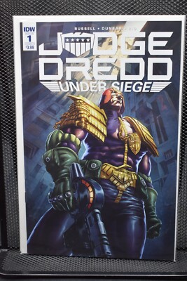 Judge Dredd Under Siege #1 Alan Quah Cover B Variant IDW 2018 Mega City One 9.6