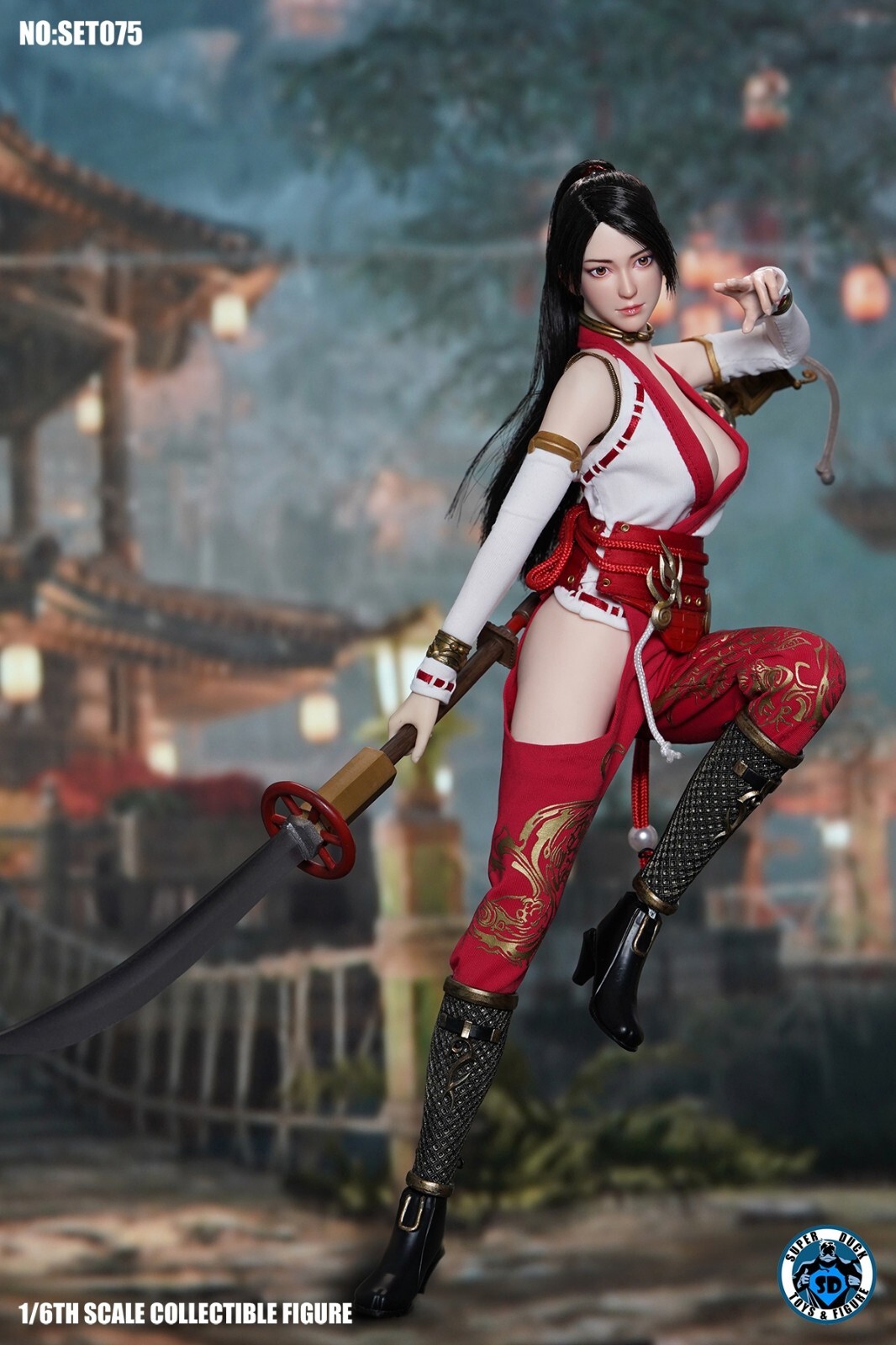 その他 SUPER DUCK Chinese fighting goddess 1/6 1/6 Super Duck Fantasy Fighting Goddess Movie Version