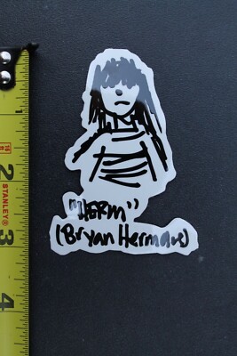 Baker Skateboards Bryan Herman Punk Spanky Z38A Vintage Skateboarding STICKER
