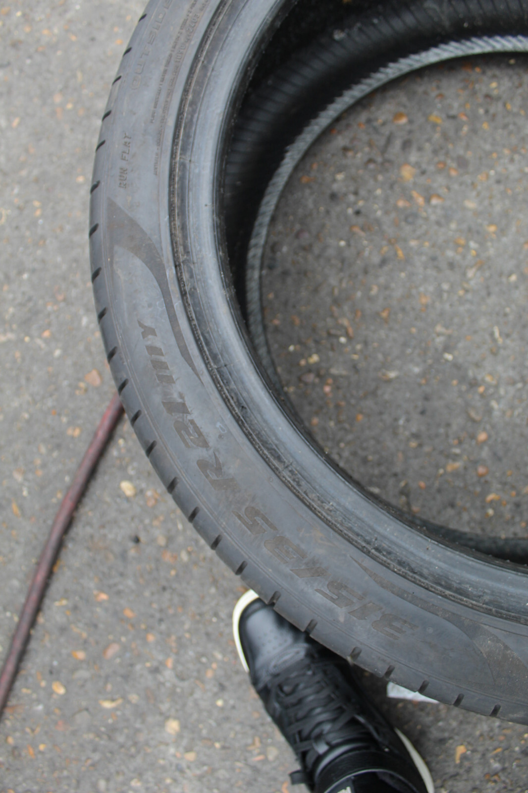 315 35 21 Pirelli, RunFlat, XL, 111Y, x1 Single Tyre 6.1mm (F1_tyres) L2443