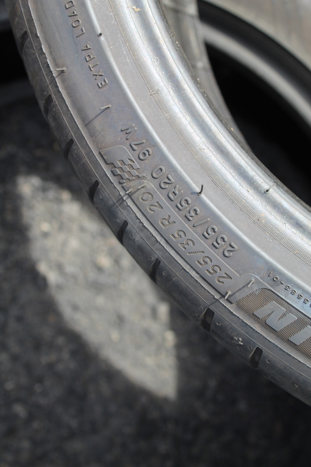 255 35 20 Michelin, VOL, XL, 97W, x1 Single Tyre 5.2mm (F1_tyres) L2261