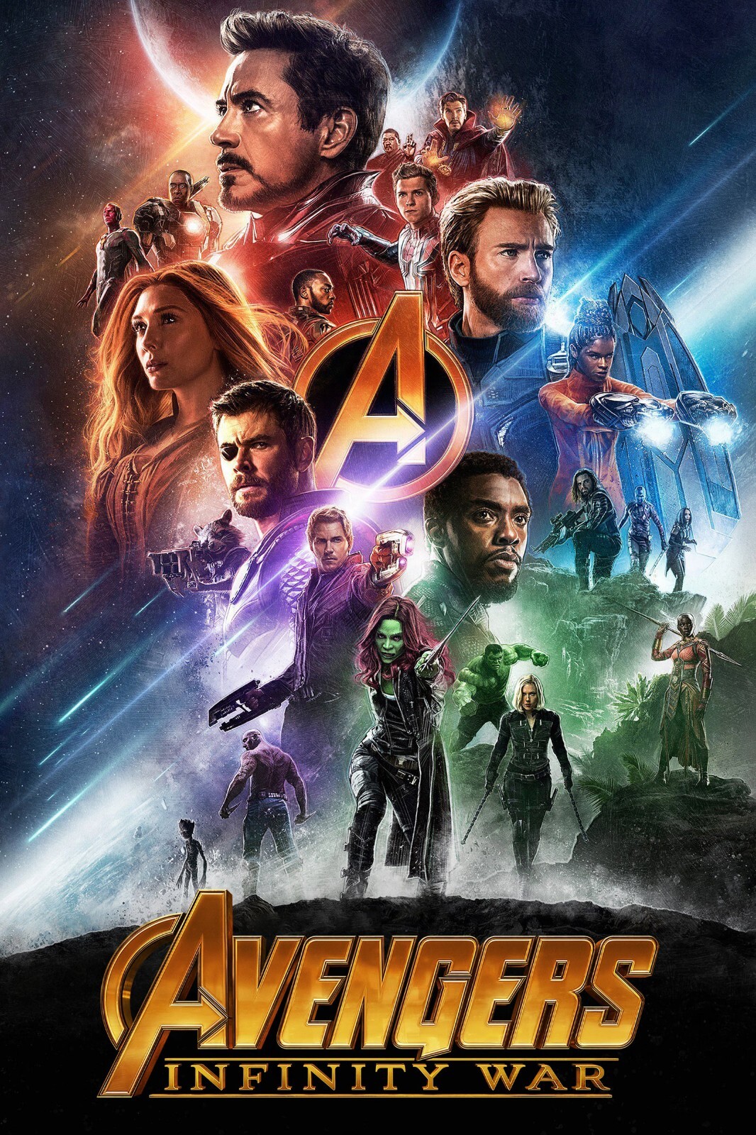 Marvel Avengers Infinity War Poster Wall Art Prints Film A4