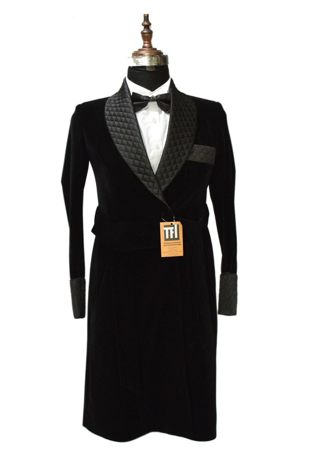 Pre-owned Handmade Special Gift For Her Smoking Gown Designer Wedding Party Wear Gown Uk