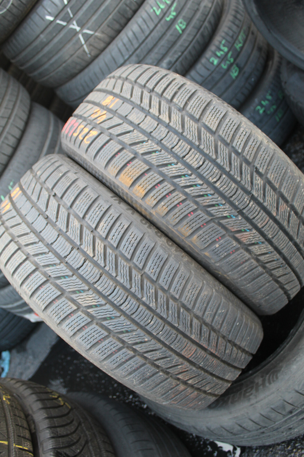 225 40 18 Continental, Winter, M+S, XL, 92V, x2 A Pair 7.5mm (F1_tyres) L2146