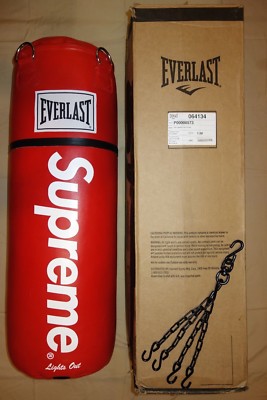 Supreme Spring/Summer 2016 Everlast Red Leather 70 Lb. Heavy Punching Bag 34922