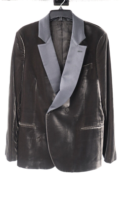 Giorgio Armani velvet Tuxedo mens 38R double breasted snap sport