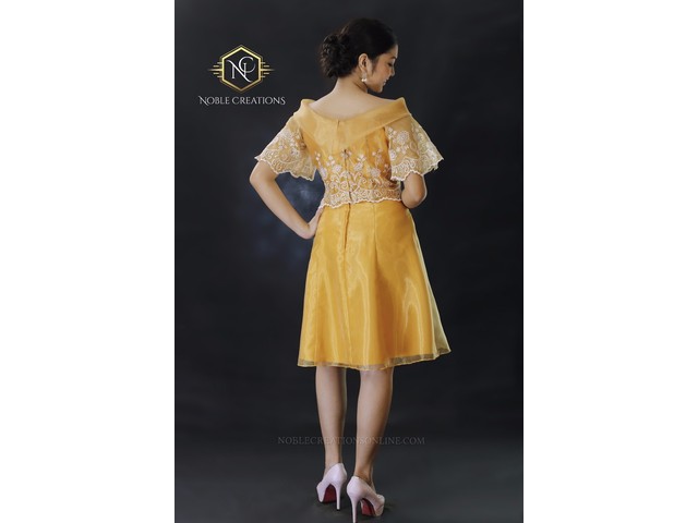 off shoulder filipiniana