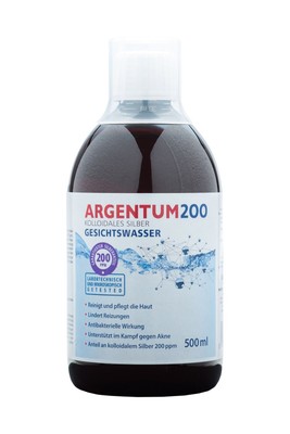 (59,60€/1l) Argentum200 kolloidales Silber 200 ppm 500 ml
