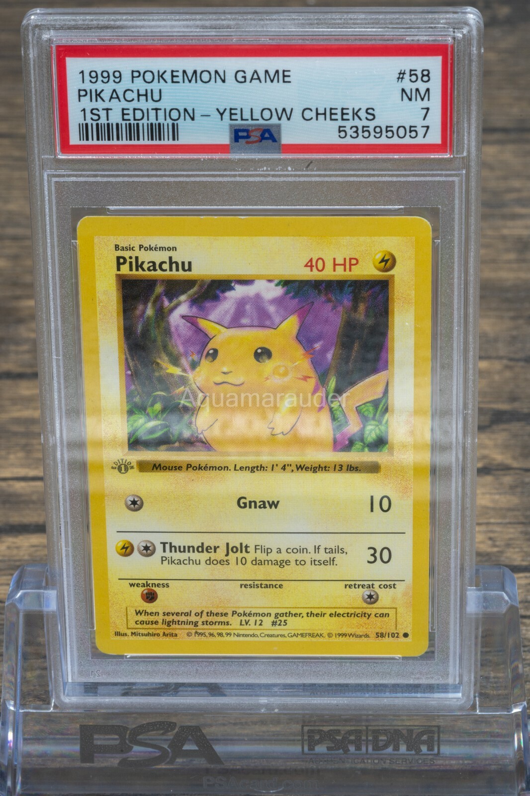 ポケモンカードゲーム 1999 Pikachu Yellow Cheeks 1ed PSA5 PIKACHU YELLOW CHEEKS 1999 1st Edition Original Pokémon