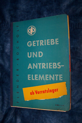 FLENDER Bocholt Getriebe und Antriebselemente K90 D 5.57 1957 Katalog original