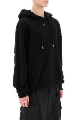 Pre-owned Off-white Hoodie Skate Hood E Logo Off Ombb085c99fle010 Black Sz.s 1001