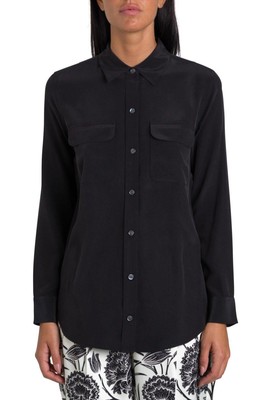 Pre-owned Equipment Buttoned Shirt In Black