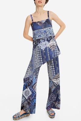 

Женский комбинезон Desigual Candice, синий, средний