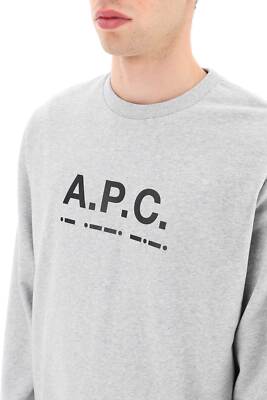 Pre-owned Apc Sweatshirt Hoodie A.p.c. Men Size L Cogacm27783 Pla Grey