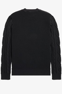 Pre-owned Fred Perry Sweatshirt  Black M4630 102 Eesl2146
