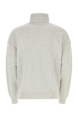 Pre-owned Maison Kitsuné Light Grey Wool Sweater In Light Grey Melange