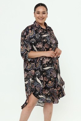 IT VISKOSE JAQUARD VOLANTS KLEID/ TUNIKA VON MÄDCHENGLÜCK