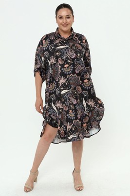 IT VISKOSE JAQUARD VOLANTS KLEID/ TUNIKA VON MÄDCHENGLÜCK