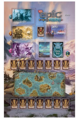 Крошечный игровой коврик для эпических викингов