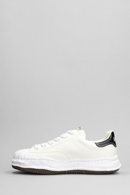 Pre-owned Miharayasuhiro Mihara Yasuhiro Blakey Sneakers In White Canvas