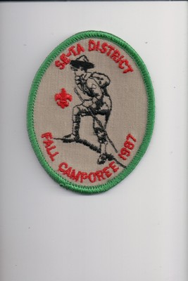 1987 Se-Ta District Fall Camporee patch
