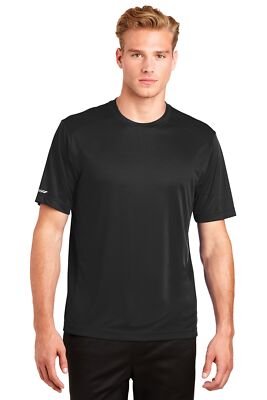 Sport-Tek Mens Short Sleeve PosiCharge Elevate Crew Neck T-Shirt ST380
