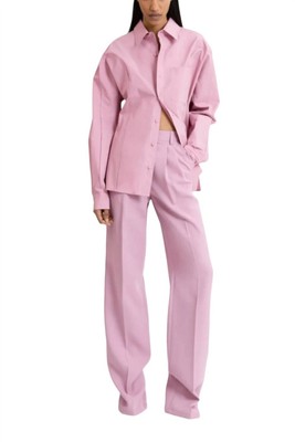 Pre-owned Aknvas Cassie Top In Rose - Size S In Pink