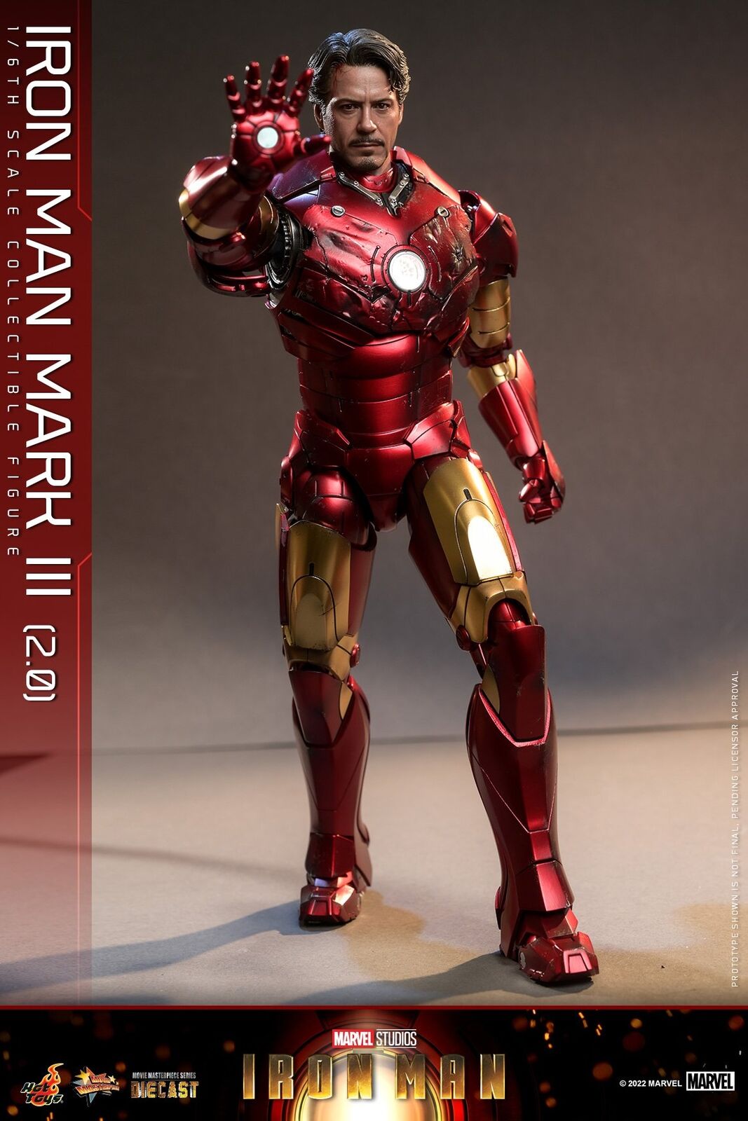 In Hand Hot Toys MMS664D48B Iron Man 1/6 Mark III (2.0 In Hand Hot Toys MMS664D48B Iron Man 1/6 Mark III (2.0