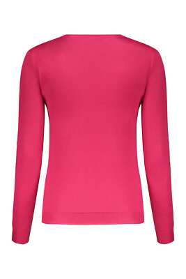 Pre-owned Valentino Long Sleeve Crew-neck Sweater In Pink