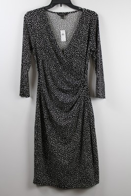 Banana Republic Leopard Print Wrap Dress Women S NWT MSRP $69.99