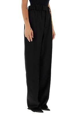 Pre-owned Bottega Veneta Wool Trousers In Black