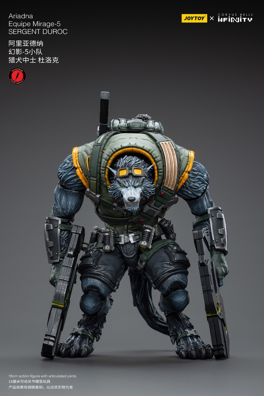 1/18 JOYTOY X Infinity Corvus Belli Ariadna Equipe Mirage-5 Action