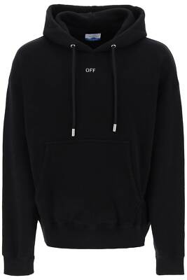 Pre-owned Off-white Hoodie Skate Hood E Logo Off Ombb085c99fle010 Black Sz.s 1001