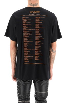 RAF SIMONS T-SHIRT RAF SIMONS MEN SIZE L 222M104 99 BLACK