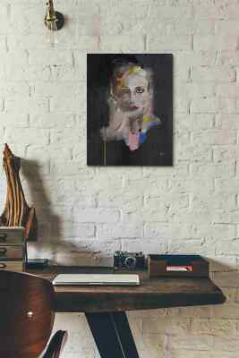 Epic Graffiti ''Portrait 2'' by Oscar Alvarez Pardo, Giclee Canvas Wall Art