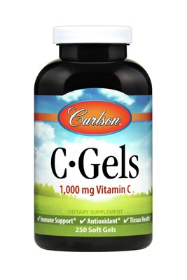 Carlson Laboratories C Gel 1000 мг 250 мягких капсул